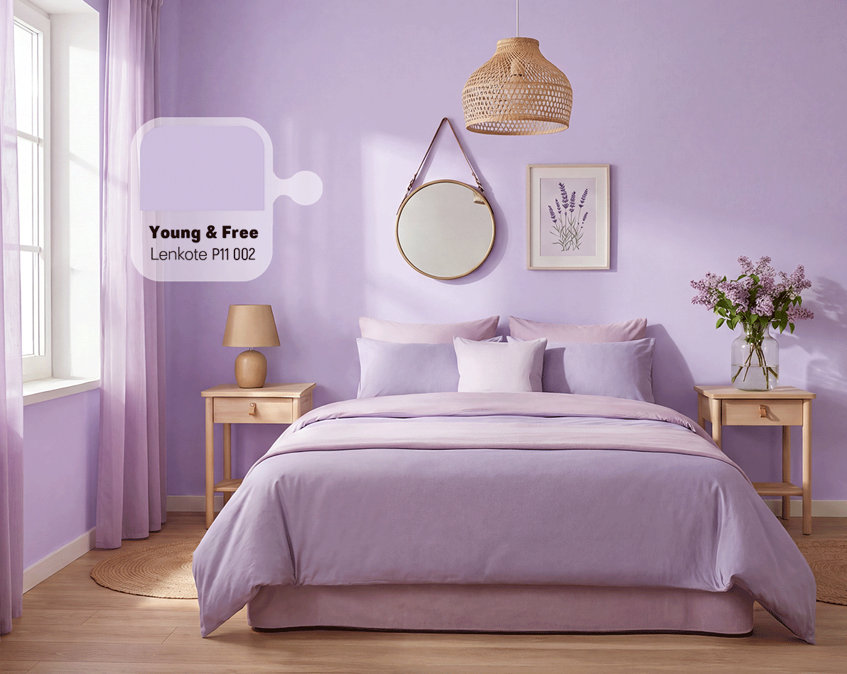 Warna Cat Rumah yang Sejuk - Lavender